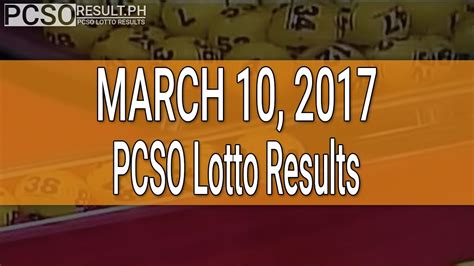 Swertres Results March 2017 .